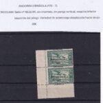 CRCOL699 SELLOS ANDORRA Nº NE32 XX (VER DESCRIPCION EN FOTO)