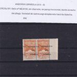 CRCOL701 SELLOS ANDORRA Nº NE34 XX (VER DESCRIPCION EN FOTO)