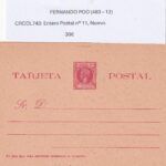CRCOL743 ENTERO POSTAL FERNANDO POO Nº 11 (VER DESCRIPCIÓN EN FOTO)