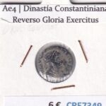 CRE7349 MONEDA ROMANA AE4 DINASTIA CONSTANTINIANA