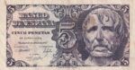 CRBS1768 BILLETE ESPAÑA 5 PESETAS 1947 SERIE D BC