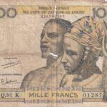 CRBX2501 BILLETE AFRICA OESTE 1000 FRANCOS MC