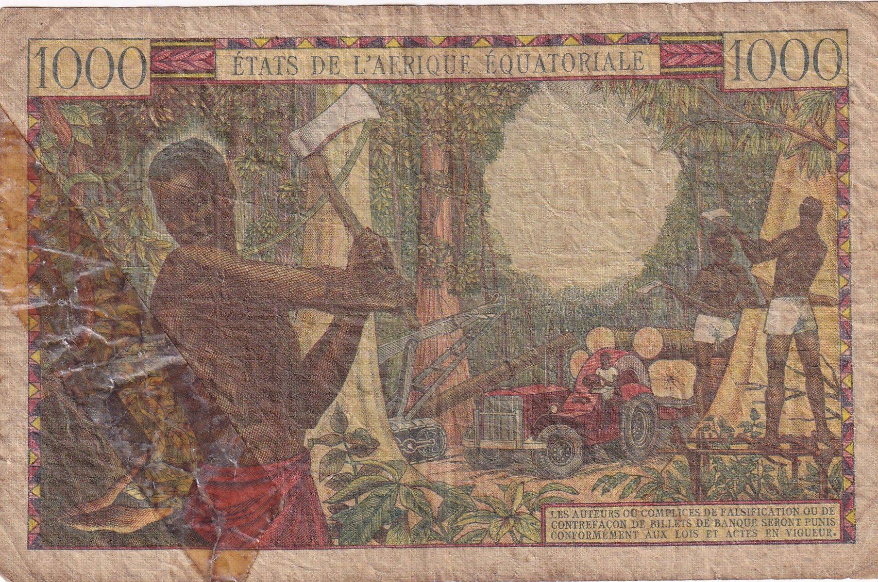 imagen-13-32319.jpg CRBX2502 BILLETE AFRICA OESTE 1000 FRANCOS MC - Imagen 1