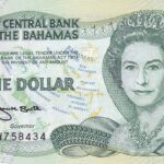 CRBX2513 BILLETE BAHAMAS 1 DOLAR 1974 SIN CIRCULAR