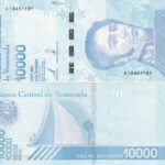 CRBX2561 BILLETES VENEZUELA 10000 BOLIVARES ERROR IMPRENSION S/C