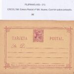 CRCOL798 ENTERO POSTAL FILIPINAS Nº 8A VER DESCRIPCON EN FOTO