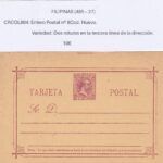 CRCOL804 ENTERO POSTAL FILIPINAS Nº 8CCD VER DESCRIPCON EN FOTO