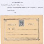 CRCOL817 ENTERO POSTAL FILIPINAS Nº 10CCC VER DESCRIPCON EN FOTO