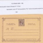 CRCOL825 ENTERO POSTAL FILIPINAS Nº 11CCD VER DESCRIPCON EN FOTO