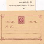 CRCOL832 ENTERO POSTAL FILIPINAS Nº 12 VER DESCRIPCON EN FOTO