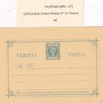CRCOL834 ENTERO POSTAL FILIPINAS Nº 13 VER DESCRIPCON EN FOTO