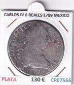 CRE7566 MONEDA ESPAÑA CARLOS IV 8 REALES 1789 MEXICO