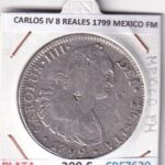 CRE7620 MONEDA ESPAÑA CARLOS IV 8 REALES 1799 MEXICO FM PLATA