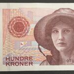CRBX2574 BILLETE NORUEGA 100 CORONAS EBC
