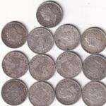 L110 LOTE 13 MONEDAS ESPAÑA ALFONSO XIII 50 CENTIMOS 1904 VER FOTOS