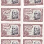 CRBS1794 LOTE 8 BILLETES CORRELATIVOS ESPAÑA 1 PESETA 1953 SIN CIRCULAR