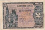 CRBS1798 BILLETE ESPAÑA 2 PESETAS 1938 SERIE A MBC+