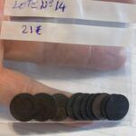 CRLOT014 LOTE 10 MONEDAS DE ALFONSO XIII  DE 1 CTS 1906