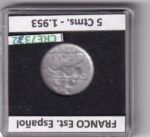 CRE7332 MONEDA ESPAÑA ESTADO ESPAÑOL 5 CENTIMOS 1953