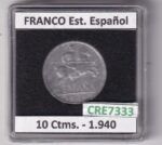 CRE7333 MONEDA ESPAÑA ESTADO ESPAÑOL 10 CENTIMOS 1940
