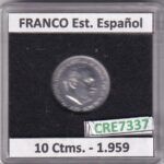 CRE7337 MONEDA ESPAÑA ESTADO ESPAÑOL 10 CENTIMOS 1959