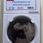 CRCAP006 MONEDA ESPAÑA CARLOS IV 8 REALES 1791 MEXICO FM BRILLO ORIG.