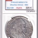 CRCAP032 MONEDA ESPAÑA CARLOS IV 8 REALES 1806 MEXICO TH RESELLOS CHIN.
