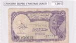 CRBX3040 BILLETE EGIPTO 5 PIASTRAS USADO