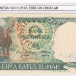 CRBX3047 BILLETE INDONESIA 500 RUPIAS 1988 SIN CIRCULAR