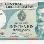CRBX2342 BILLETE URUGUAY 200 PESOS 1986 SIN CIRCULAR