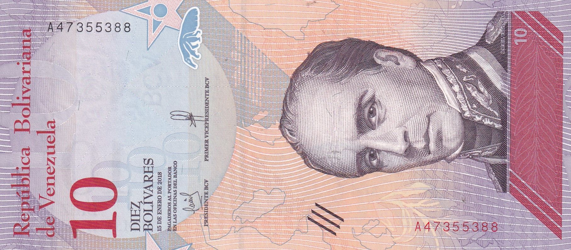 imagen-13-33477.jpg CRBX2363 BILLETE VENEZUELA 10 BOLIVARES 2018 SIN CIRCULAR - Imagen 1