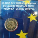 HEUR0621 MONEDA ANDORRA 2 EUROS 2022 (Acuerdo monetario) COIN CARD