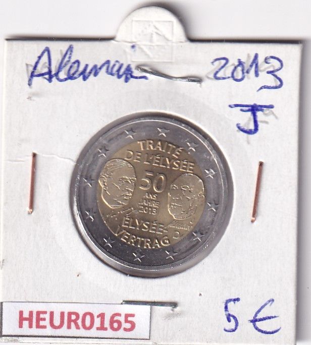 imagen-13-33585.jpg HEUR0165 MONEDA ALEMANIA 2 EUROS 2013 Letra J (Tratado del Eliseo) - Imagen 1