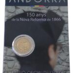 HEUR0624 MONEDA ANDORRA 2 EUROS 2014 (Reforma de 1866) COIN CARD