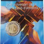 HEUR0627 MONEDA ANDORRA 2 EUROS 2018 (Constitución de Andorra) COIN CARD