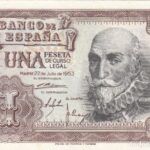 CRBS0054 BILLETE ESPAÑA 1 PESETA 1953 SIN SERIE