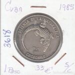 MONEDA CUBA 1 PESO 1985