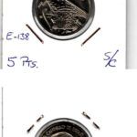 MONEDA ESPAÑA 5 PESETAS 1957 ESTRELLA 74