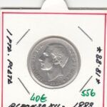 MONEDA ESPAÑA ALFONSO XII 1 PESETAS 1883 PLATA