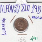 MONEDA ESPAÑA ALFONSO XIII 1 CENTIMO 1913