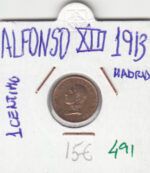 MONEDA ESPAÑA ALFONSO XIII 1 CENTIMO 1913