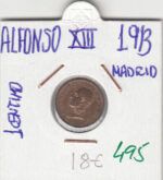 MONEDA ESPAÑA ALFONSO XIII 1913 1 CENTIMO