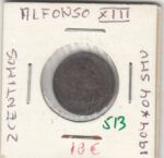 MONEDA ESPAÑA ALFONSO XIII 2 CENTIMOS 1904