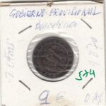 MONEDA ESPAÑA GOBIERNO PROVISIONAL 2 CENTIMOS 1870