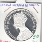 MEDALLA PLATA VICTORIA DE GRATIA