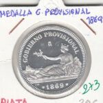 MEDALLA GOB PROVISIONAL 1 PESETA PLATA