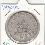 CRM0215 MEDALLA VATICANO VIAJE A ESPAÑA