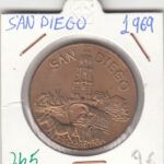 CRM0245 MEDALLA SAN DIEGO 1969