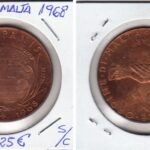 MONEDA ORDEN DE MALTA 2 TARI 1968