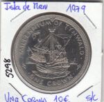 MONEDA ISLA DE MAN 1 CORONA 1979